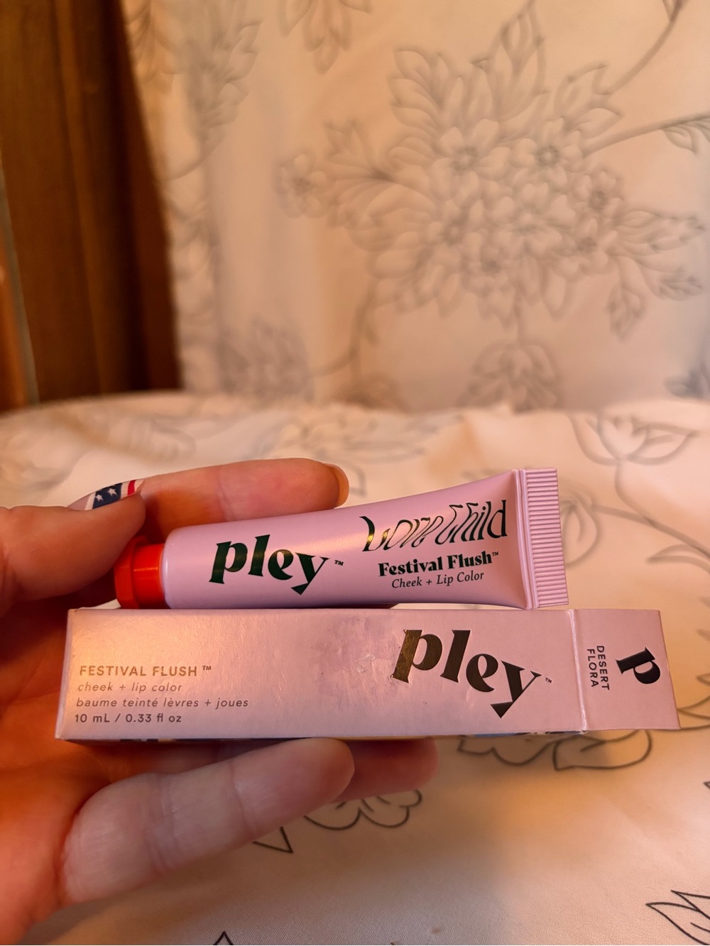 Festival Flush Cheek + Lip Color in Desert Flora (Pink) peachish